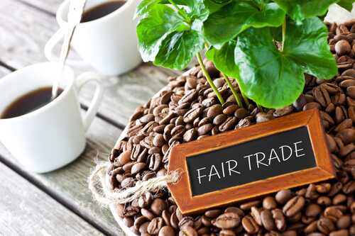 Kaffeebohne, Kaffee fair trade Handel