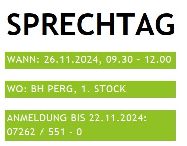 Sprechtag Oö.Patienten- und Pflegevertretung