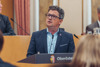 Landesrat Mag. Michael Lindner bei seiner Rede in der Oö. Landtagssitzung am 4. Oktober 2023.