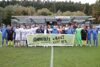 Gemeinsam mit Landesrat Michael Linder setzen die Fußballvereine SV Gallneukirchen und TSU Wartberg/Aist ein Zeichen für den Kinderschutz.