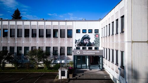 Gebäude der Stellungskommission in Linz 