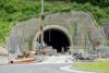 Tunnel Weyer I: Herstellen Portalmauer