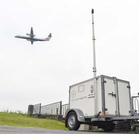 Lärmmessung am Flughafen Linz